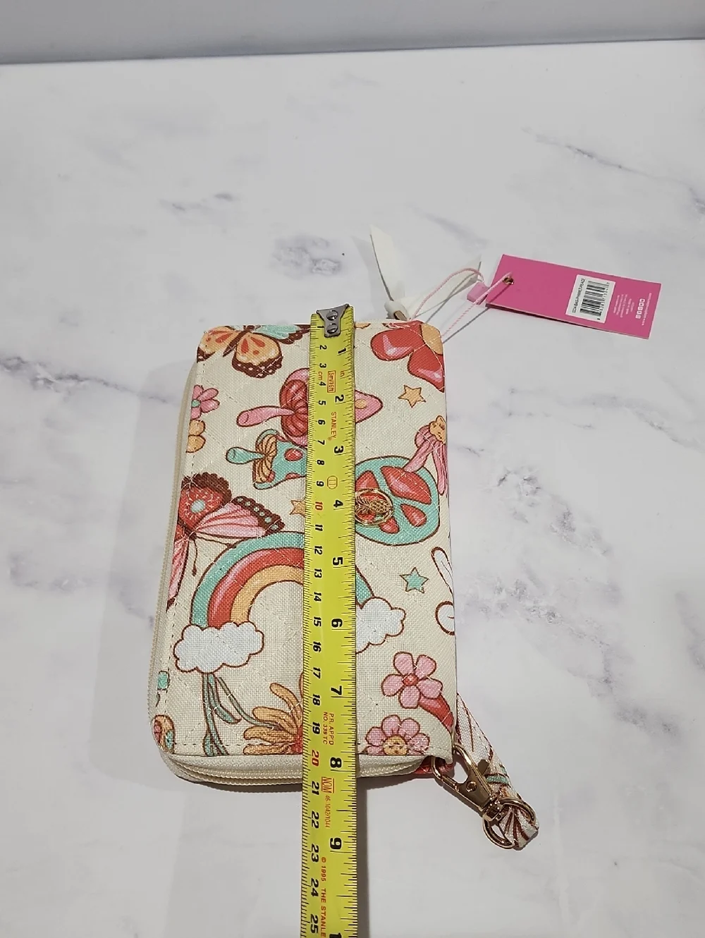 Simply Southern Colorful Retro Rainbow Wristlet Wallet
